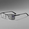 Pochromic Multifocal Reading Glasses for Men Vintage Business Style Square Frame Presbyopia Trnedy UV400 Far Sight Eyeglasses