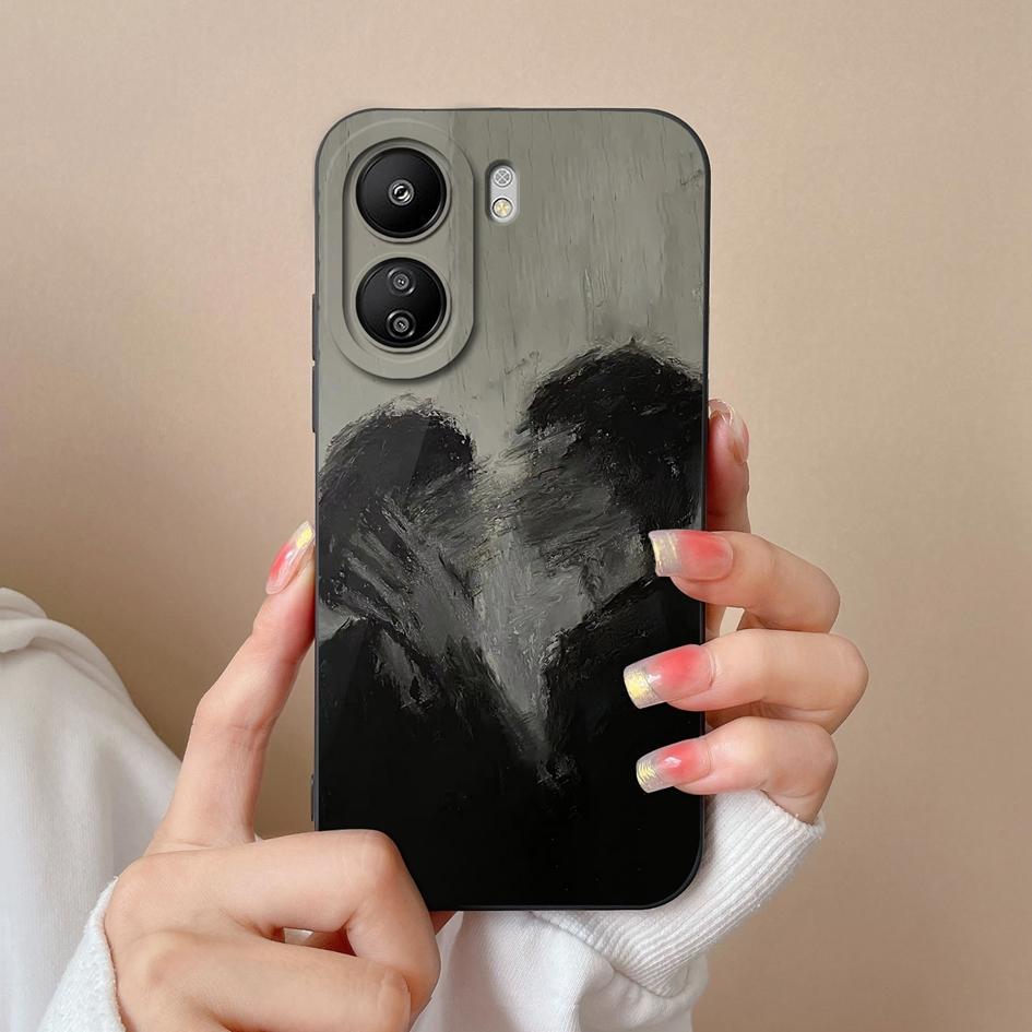Новый чехол с рисунком из мультфильма для Xiaomi Redmi 12 13 13C K60 Ultra K70 Note 13 Pro, бампер, устойчивый к падениям, мягкий силиконовый симпатичный чехол для телефона, чехол для Redmi