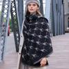 Fashion New Houndstooth Scarf for Women In Autumn and Winter Fashionable Printed Warm Scarf and Shawl for Women