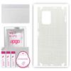 apgo Protective Skin Sticker for the Back+sides Compatible with Xiaomi POCO X3 GT, Full Wrap Film, Foil, Vinyl - Pattern White Fabric