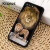 Мягкий чехол для телефона Krajews с африканским львом для iPhone 14 5 6s 7 8 plus X XR XS 11 12 13 pro max Samsung Galaxy S21 S22 ultra