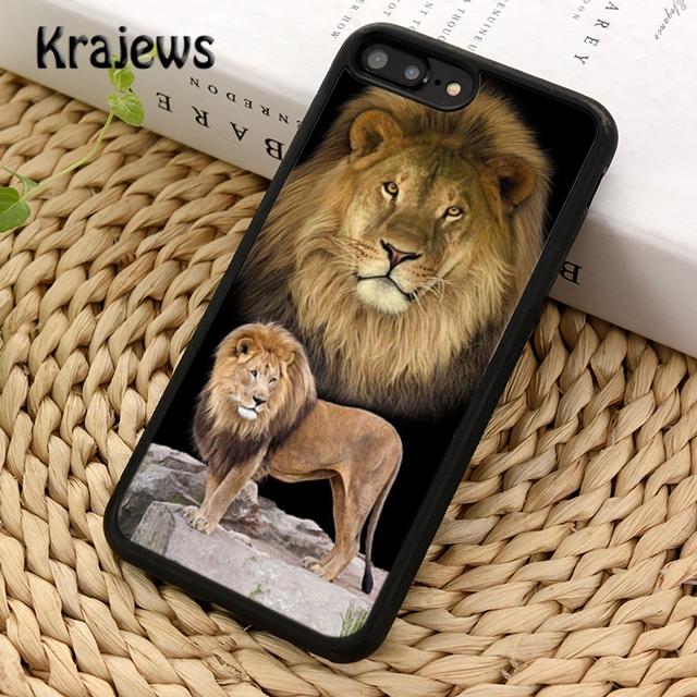 Мягкий чехол для телефона Krajews с африканским львом для iPhone 14 5 6s 7 8 plus X XR XS 11 12 13 pro max Samsung Galaxy S21 S22 ultra