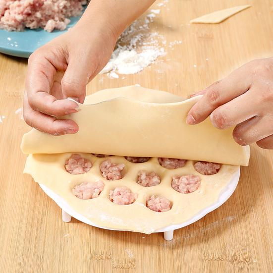 Портативная машина для изготовления пельменей, легко чистящаяся машина для резки теста из АБС-пластика, кухонный гаджет
