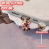 2D Рождественская кукла-олень - заглушка от пыли для телефона, яркие цвета, которые не тускнеют, пыленепроницаемая и прочная, праздничный аксессуар для телефона