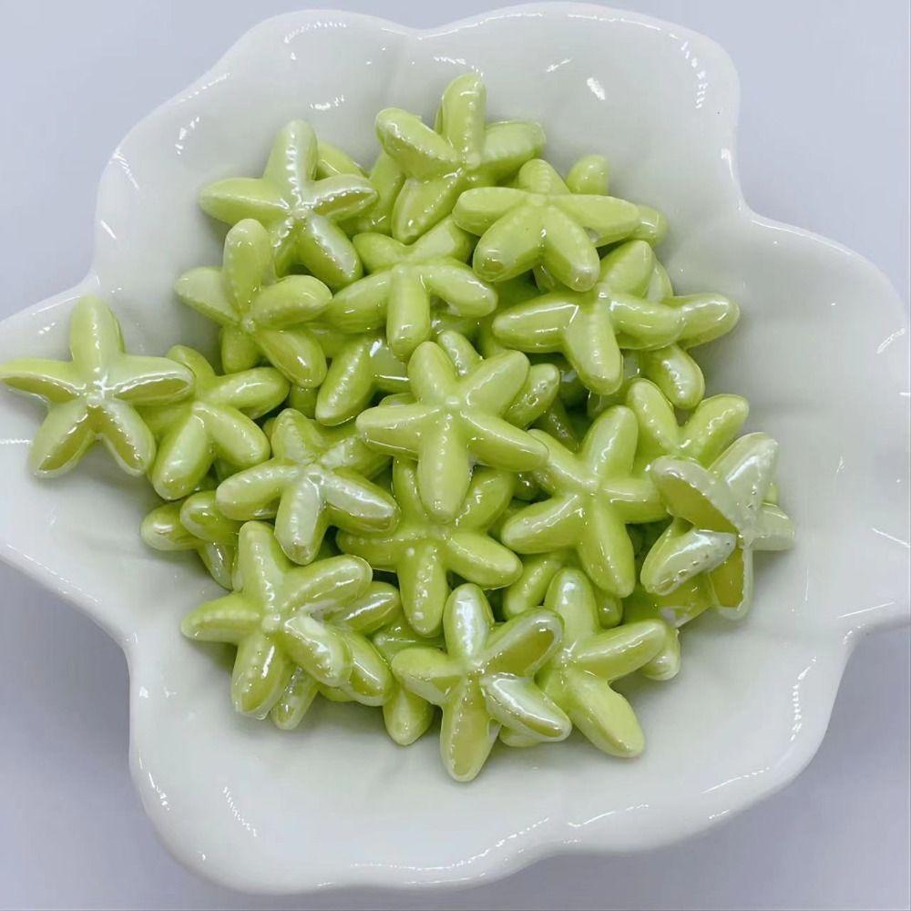 10pcs Fresh Color Starfish Bead Handmade Craft Jewelry Making Material  Women