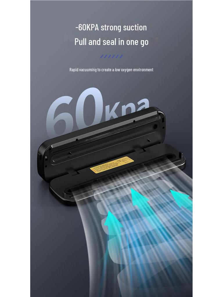 Kitchen Vacuum Sealer: Dry & Wet Dual-Use Food Preservation and Packaging Machine