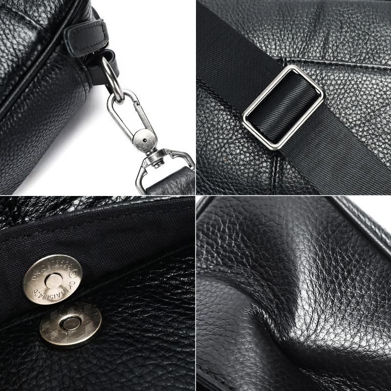 Кожаная сумка через плечо для мужчин Superior Sense Cowhide Trend Сумка через плечо для мужчин Простая сумка для поездок на работу Повседневная мужская сумка