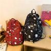Casual Interior Compartment Backpacks for Women Solid Nylon Zippered Pocket High Quality Softback Bags