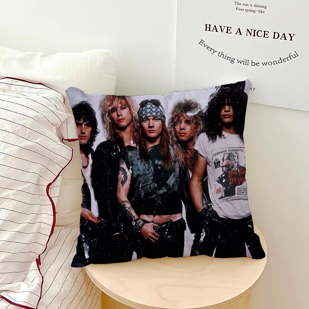 GGuns N Roses Use Your Illusion I Pillow Case Sofa Living Room Bedroom Headboard Backrest Cushion Square Cushion Nap Time