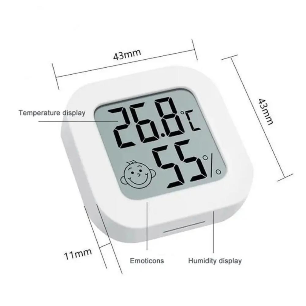 2025 Mini LCD Digital Thermometer Hygrometer Indoor Room Electronic Temperature Humidity Meter Sensor Gauge Weather Station for Home