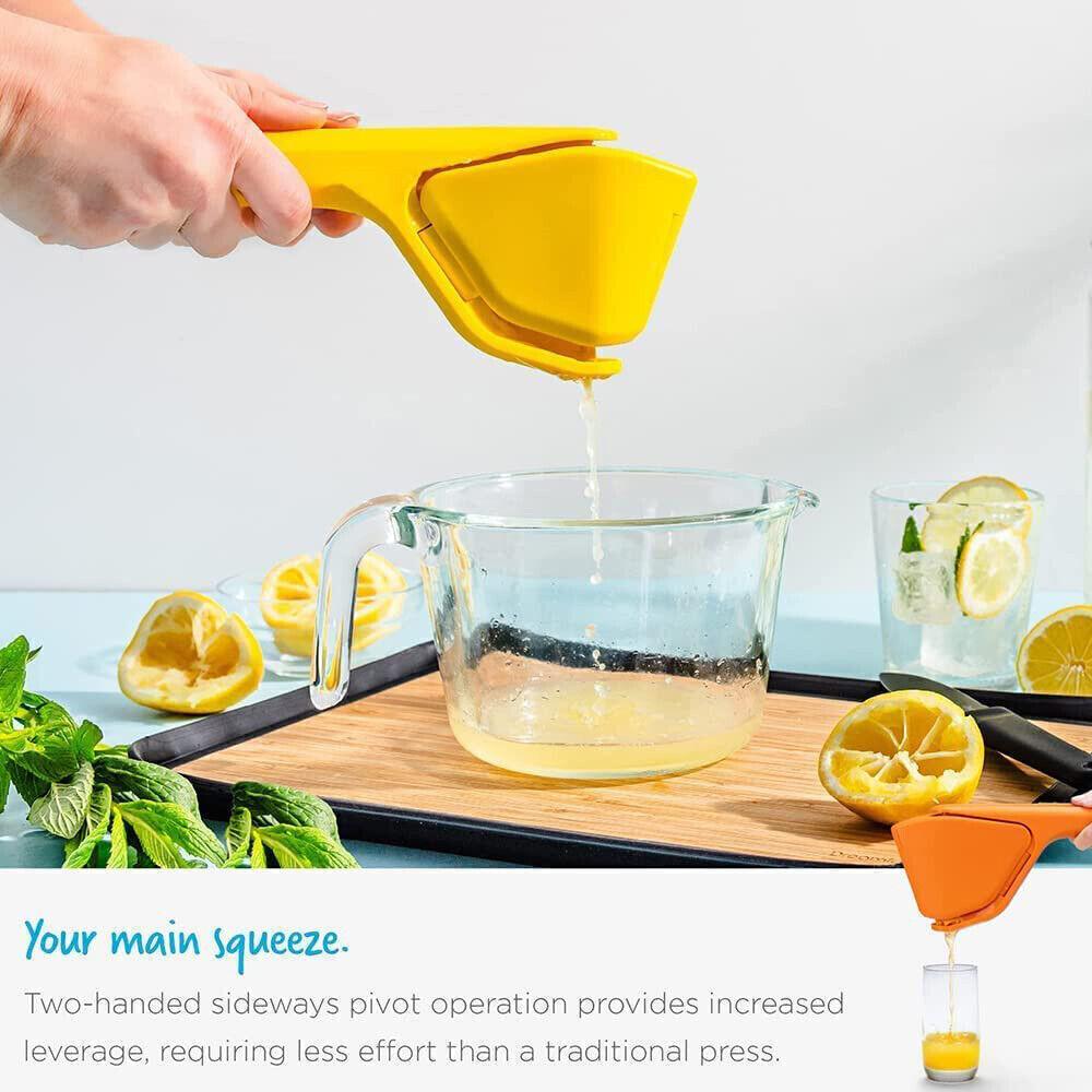 Easy Squeeze Lemon Juicer Manual Orange Citrus Juice Maker Hand Squeezer Foldabl