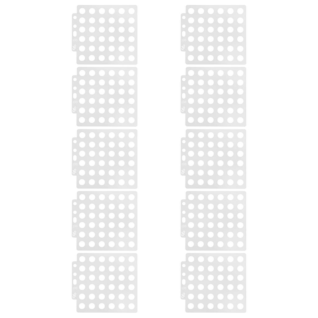 10 шт. шаблон для рисования, полые точки, спрей, ПЭТ-трафарет, вспомогательные инструменты для рисования