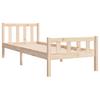 Solid Wood Bed 90x190 cm