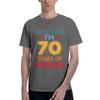 Funny Unisex Present Design Men T Shirts 70 Birthday Cool Tees Short Sleeve Round Neck Cotton Graphic Printed Clothing TShirt