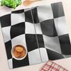 Set of Two Decorative Glass Kitchen Boards Flag End 2x30x52 cm