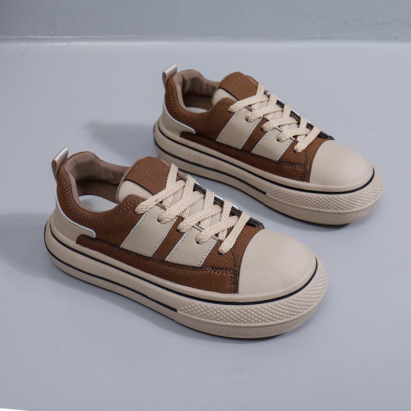 White Shoes for Women New Spring Students Korean Style Versatile Casual Ins Trendy Platform Fashion Sneakers Br1102