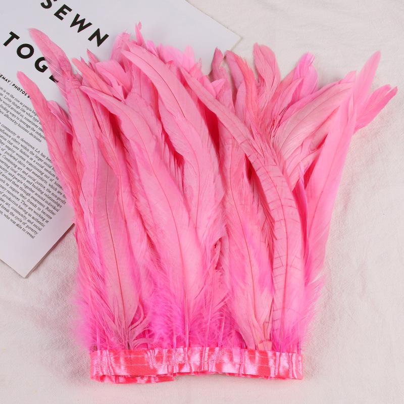 25-30 см полоски ткани с перьями для украшения сценического костюма своими руками