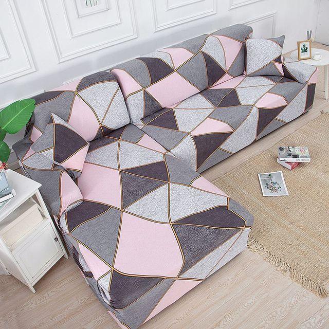 Spandex Corner Sofa Covers For Living Room Elastic Spandex Couch Cover Stretch Slipcovers L Shape Sofa Need Buy Sofa Cover