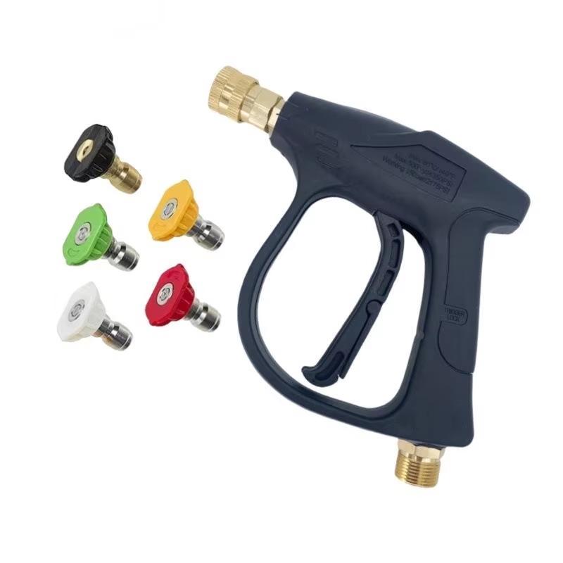 Popular Short High-Pressure Water Gun for Car Wash - Aluminum, Lightweight, 1/4 Quick Connect