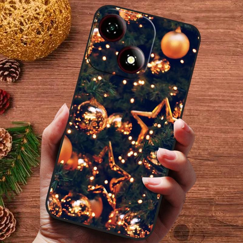 Рождественская расписная обложка для ZTE Blade A35e A35 A55 A75 4G Nubia Focus Pro 5G Чехол Силиконовые Мягкие Fundas Чехол для телефона A35 e A 55