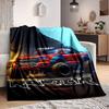 1pc Raptor Truck Blanket Lightweight Flannel Blanket Throw Blanket For Sofa, Bed, Travel, Camping, Livingroom, Office, Couch