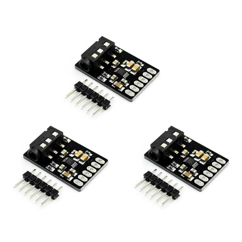 Professional Stereo Audios Converters Module with 24Bit/192kHz Resolution Low Noise Design Flexible 3.3 v/5V Power