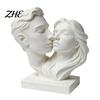 Unique Gift for Her 3D Printed Couple Hugging Kissing Statue, Modern Minimalist Art Sculpture Romantic Statue Desk Shelf, Home Decor Ornament, Desktop
