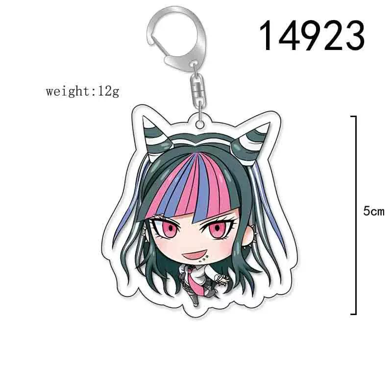 Danganronpa Kirigiri Kyouko Naegi Makoto Hinata Hajime Komaeda Nagito Nanami Chiaki Acrylic Keychain