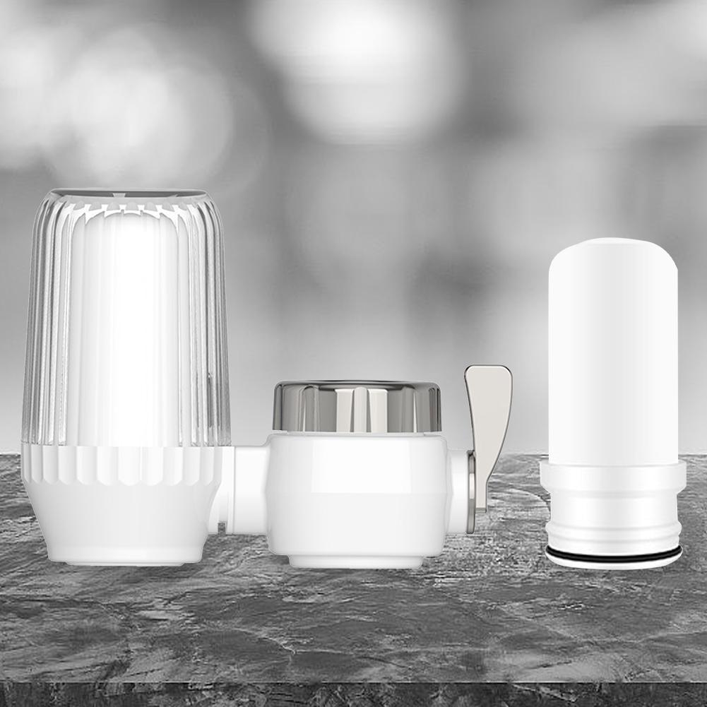 Faucet Water Purifier Rust Bacteria Removal Ceramic Percolator Removable Clean Kitchen Tap Replacement Filter for Home Daily Use