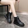 Модная новая женская обувь на зиму, чтобы помочь добавить кашемировое тепло, увеличить толстую подошву, спортивная повседневная теплая обувь, ботильоны, кроссовки P775