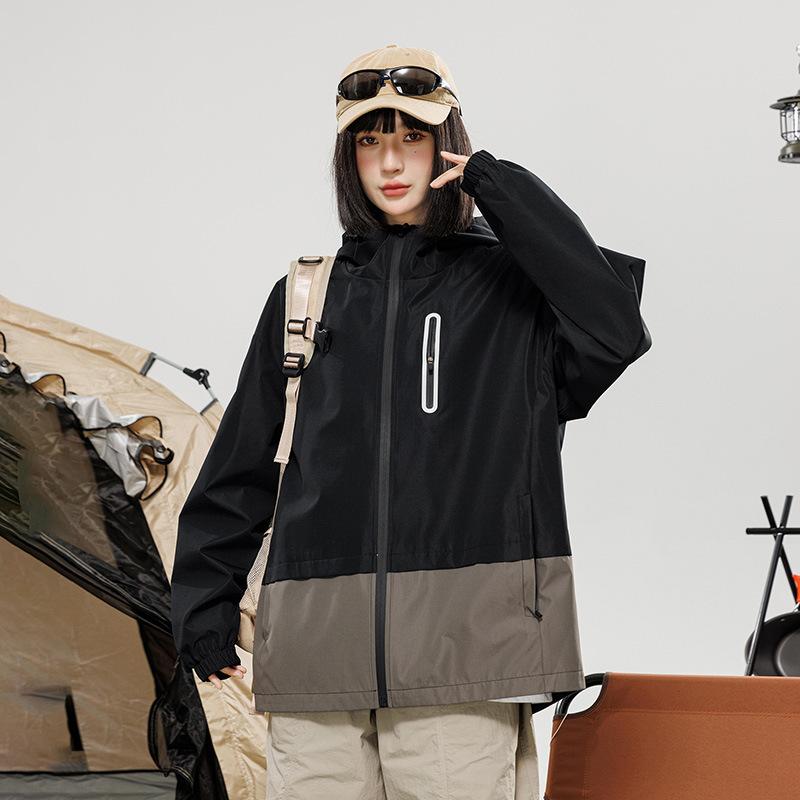 Куртка для горного туризма, мужская и женская одежда для альпинизма, осенняя свободная куртка с капюшоном для пары, куртка
