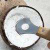 Handcrafted Coconut Flesh Grater and Extractor Combo - Ultimate Tool for Preparing Coconut Fillings, Toppings, and Garnishes