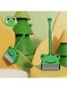 1 Set (1PC broom+1PC Dustpan) - Broom Dustpan Set Garbage Shovel Sweeping Toy Small Broom