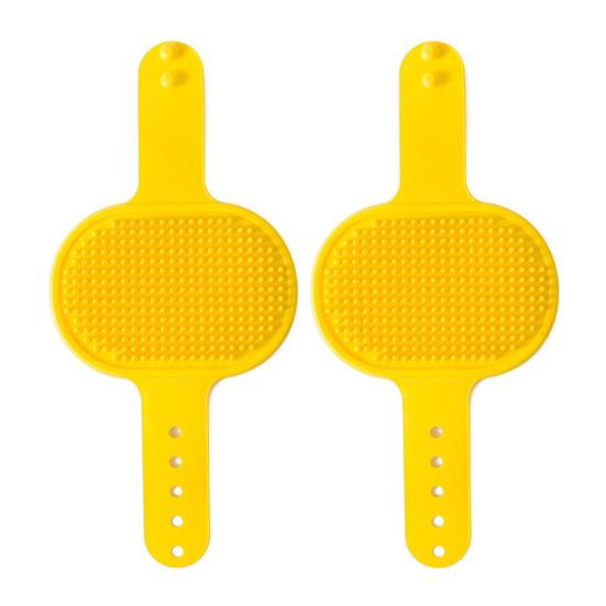 2Pcs Silicone Cat Grooming Strap Pad Self Groomer Brush Cats Adjustable Pet Grooming Tool Pet Grooming Accessory