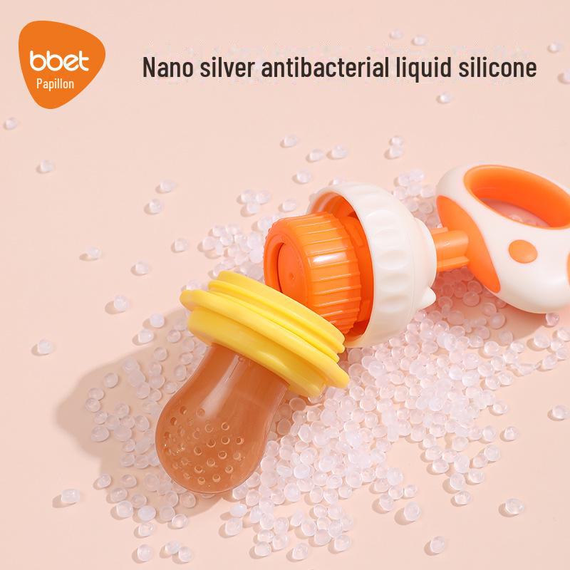 Сумка-прорезыватель для зубов с фруктами и овощами для малышей: Инструмент для пищевых добавок Molar Stick