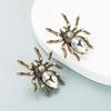 Women Funny Drop Earrings Titanium Steel Alloy Pendant Earrings Acrylic Colorful Crystal Spider Geometric Ear Ornaments