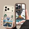 Ударопрочный чехол для телефона iPhone 17 Pro Max Чехол iPhone 16 15 14 13 Pro Max 11 17e 16e Принт Горная дорога Мягкий силиконовый бампер