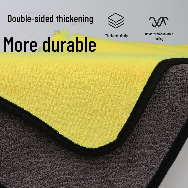 Двустороннее влаговпитывающее полотенце для рыбалки и мытья автомобиля с логотипом