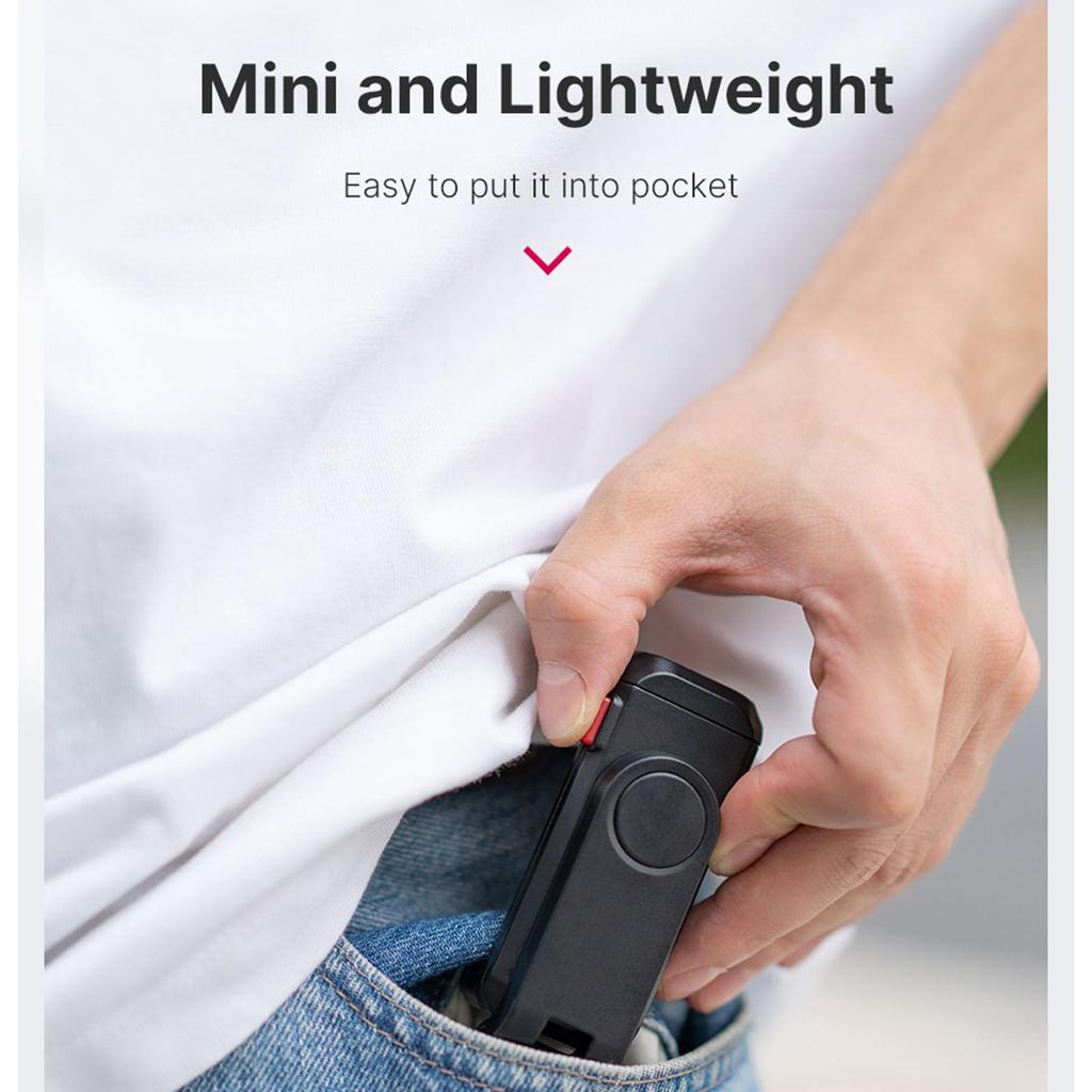 Multi-functional Phone Holder Clamp Phone Tripod Mount 360° Rotatable with Dual Cold Shoe Mounts for Smartphone Vlog