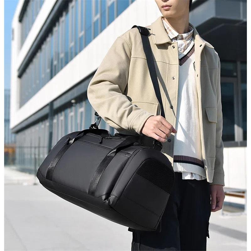 Travel Bag Men's Leisure Bag Men And Women's Wet And Dry Separation Shoe Compartment Handbag Large Capacity Sports And Fitness Bag