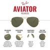 0RB3025 EU 55 [Ray-Ban] 001/58 (СВОБОДНЫЙ РАЗМЕР)