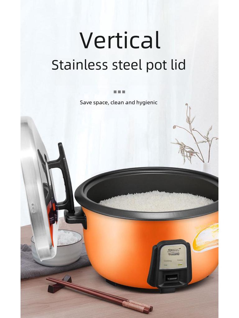 Рисоварка коммерческого назначения с большой вместимостью: Доступны размеры от 6 л до 45 л.