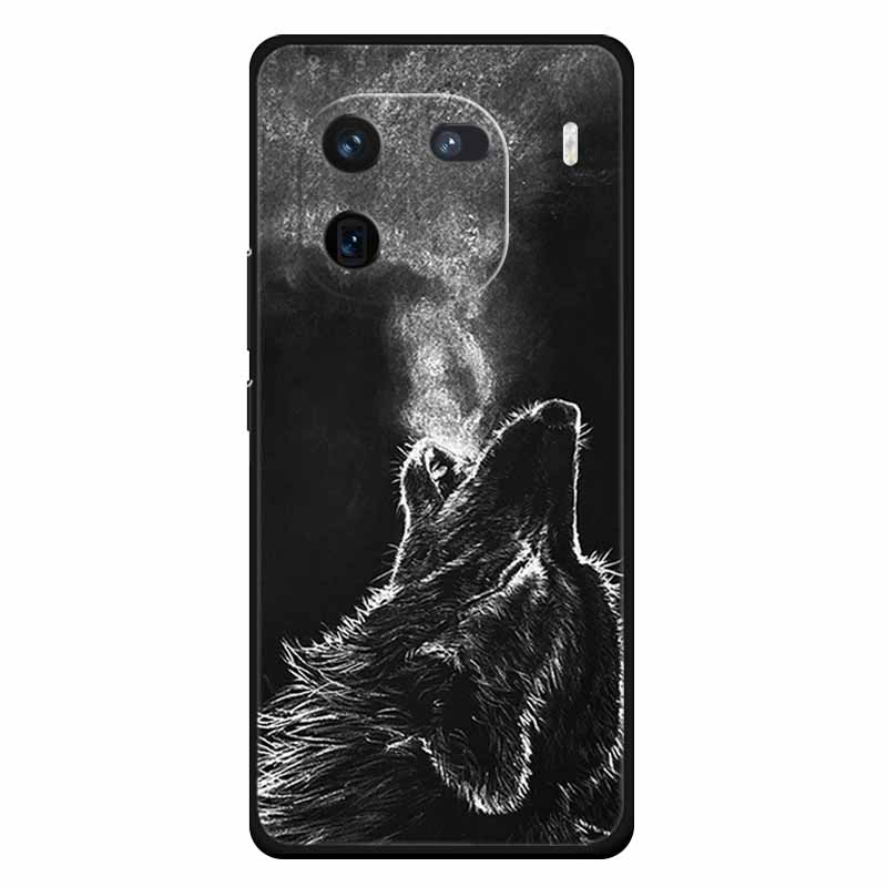 For Vivo Iqoo 12 Case Soft Silicone Cat Owl Fashion Back Covers for Vivo iQOO 12 Pro Cases Marble Shockproof Phone Shells Iqoo12