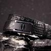 Black Premium Caiman Leather Automatic Belt Dbbe6f760bk