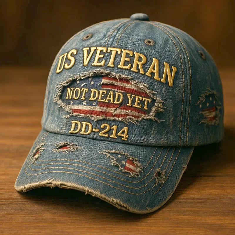 Popular, American Independence Anniversary hat, ripped flag embroidered retro baseball cap, outdoor defense