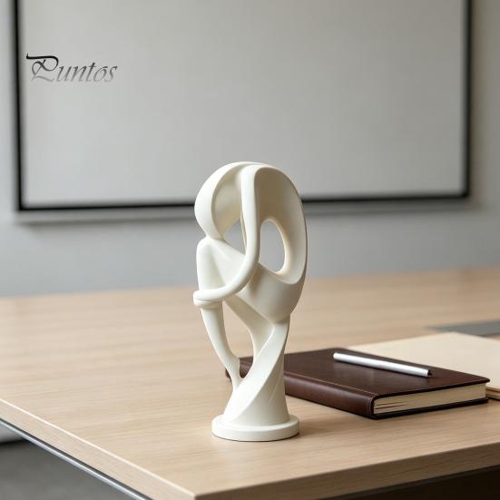 Креативные украшения для комнаты 3D-печатная абстрактная скульптура Мыслителя, Современная минималистичная статуэтка человеческой фигуры, Ручная работа, Художественные статуи, Искусство для дома