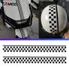 Car 50cm Checkerboard Fuel Tank Cover Stickers Motorcycle Tank Decals DIY Waterproof  Fuel Tank Sticker for Auto Accessories