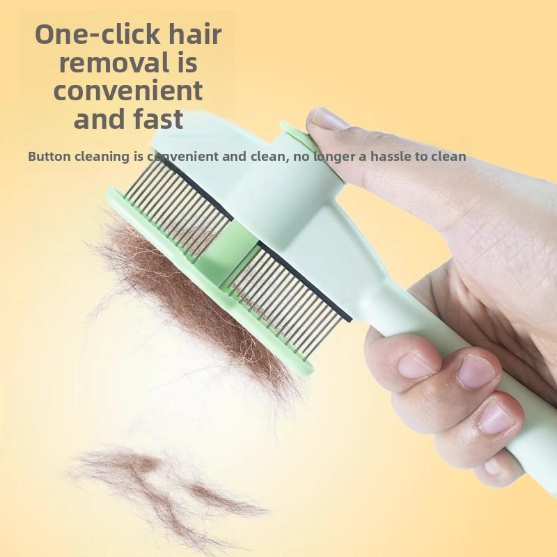 Расческа для кошек, Игла для удаления шерсти, Щетка для волос, Очиститель шерсти собак и кошек, Специально для ухода за длинной шерстью кошек, Расческа для удаления короткой шерсти домашних животных