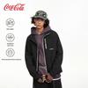Легкая водонепроницаемая клетчатая куртка на молнии Coca-Cola для активного отдыха