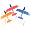 Foam Hand Throw Airplane Rubber Band Ejection Launch Glider Plane 35CM Toys